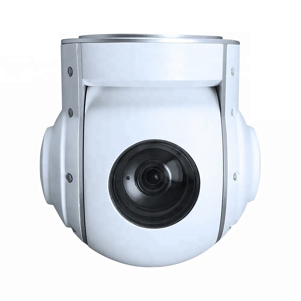 Camera with gimbal clearance for drone