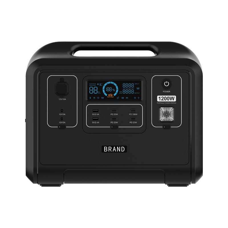 960Wh 1200W Outdoor power supply For Outdoor Lighting and Charging