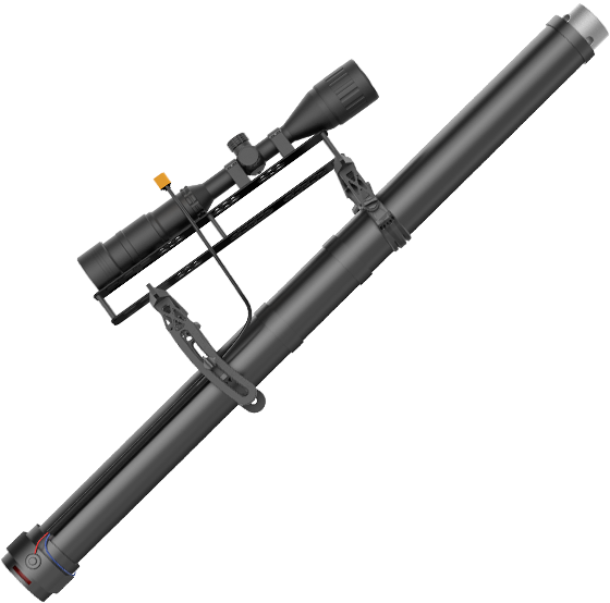 Ultra-strong load and anti-shake design, combined with high-powered scope and high frame rate camera with night vision function, high launch accuracy, capable of remotely and accurately launching fire extinguishers in complex fire weather conditions. Through the picture transmission, the aiming target point is displayed on the ground control end in real time, which greatly improves the shooting accuracy and improves the rescue efficiency.