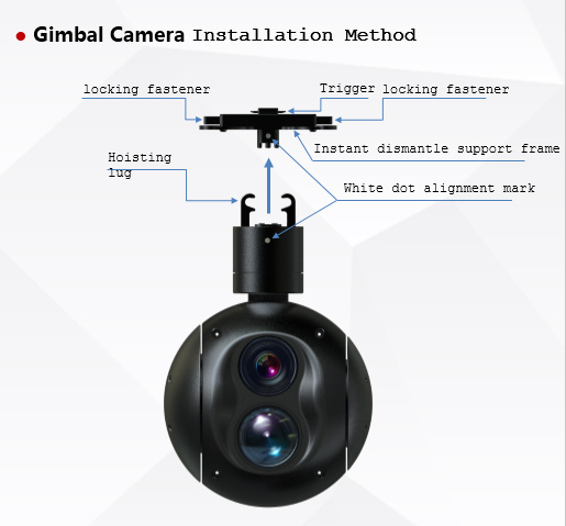 FDC503 30X Dual Drone Gimbal day&night IR Camera