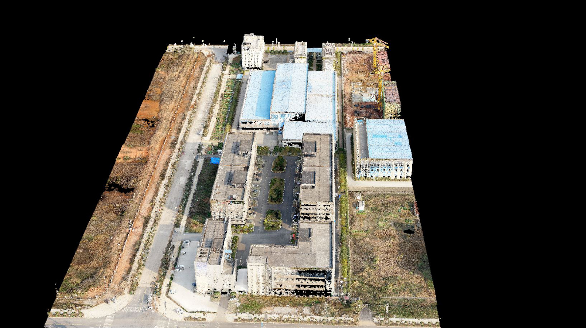 Airborne Drone Lidar Scanning map