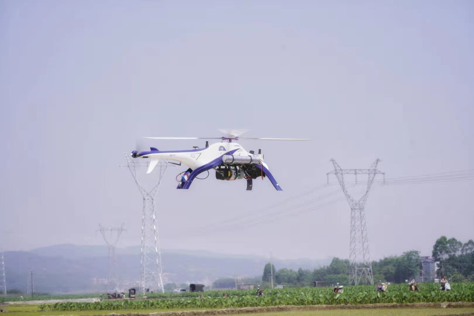 Drone lidar one unmanned helicopter