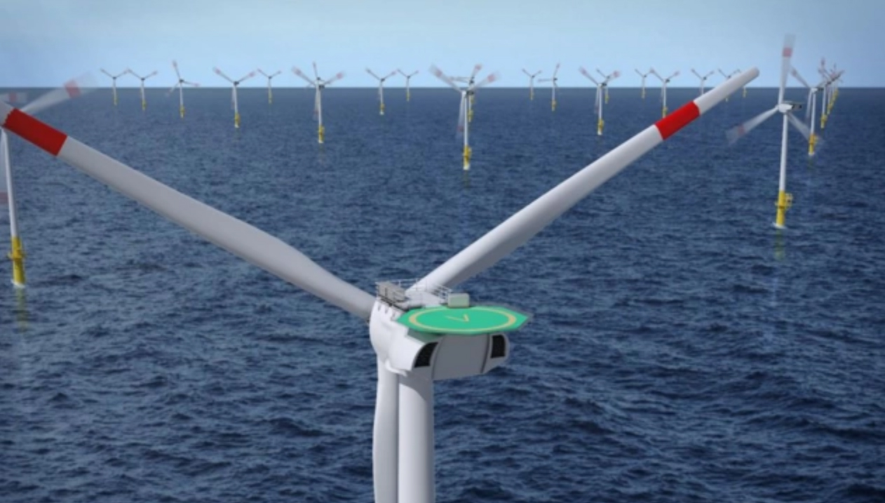drone for sea wind power maintenance delivery material