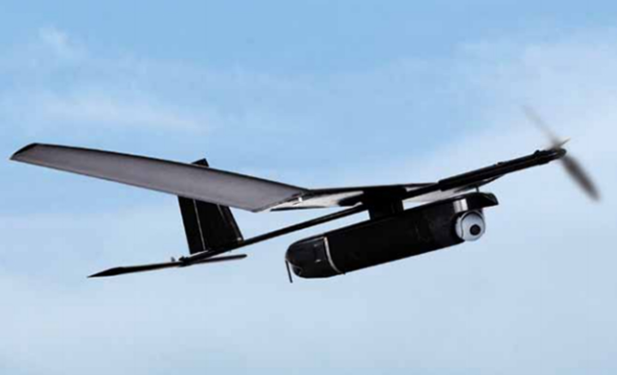 Hydrogen fuel battery drone
