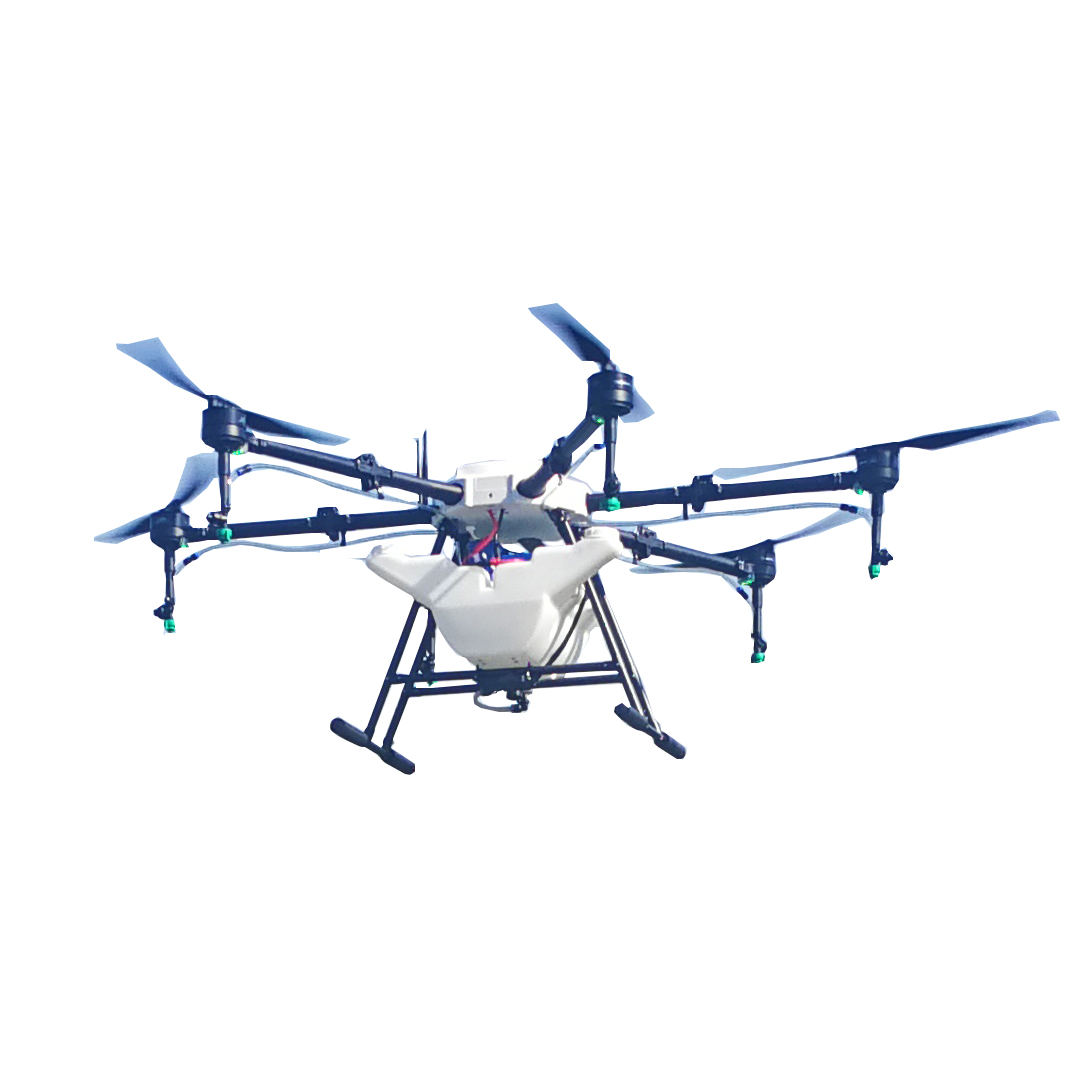 6 rotors 16L plant protection UAV  White agriculture sprayer 