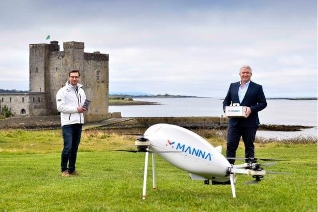 Irish drones deliver new mobile phones